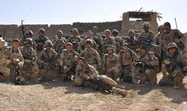 Me and the lads in afghan 2006